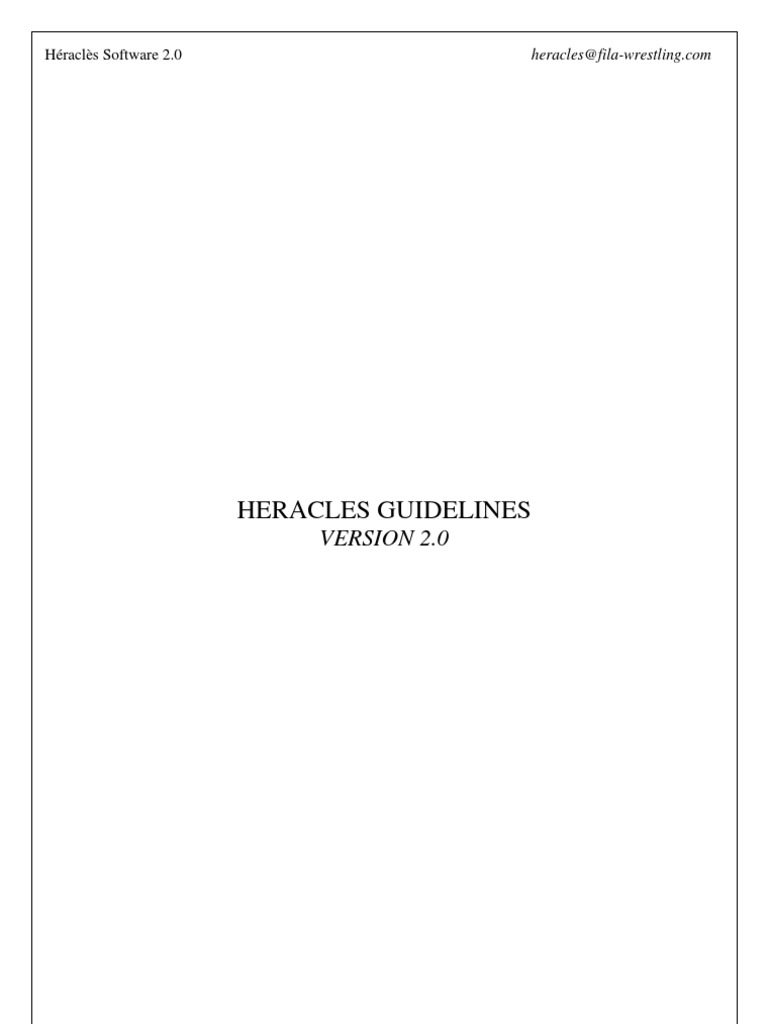 Heracles Guidelines: Héraclès Software 2.0 | PDF | Icon (Computing ...