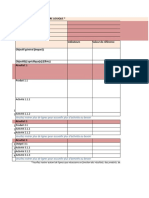 Nexus-Annexe B Matrice Des Resultats Et Calendrier