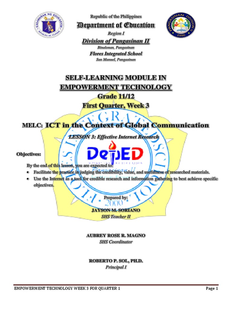 Emtech Week3 Pdf Domain Name World Wide Web