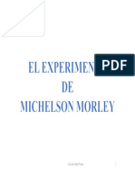 EL EXPERIMENTO DE MICHELSON MORLEY