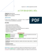 Secuencia Didáctica Matemáticas 3