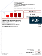 Recibo Claro documento tributario SUNAT