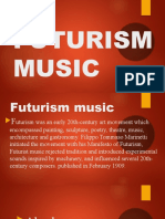 The Rise and Influence of Futurist Music