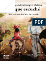 Brumelys Montenegro Ochoa (Vzla) - Lo que escuché (2022, ilustraciones Carla Ricciardelli)