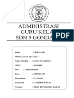 Administrasi Guru SD