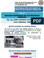 Gestión integral de recursos hídricos en la cuenca del Cusco