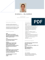 CV Diana Alvarez