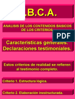 CBCA Analisis Contenidos Basados Criterios (CREDIBILIDAD)
