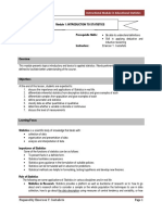 Module 1 Introduction To Statistics