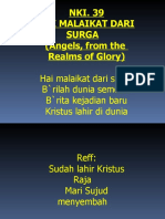 NKI. 39 Hai Malaikat Dari Surga (Angels, From The Realms of Glory)