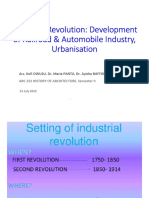 Industrial Revolution - Development of Railroad & Automobile Industry Urbanisation - 12 JULY 2022 2