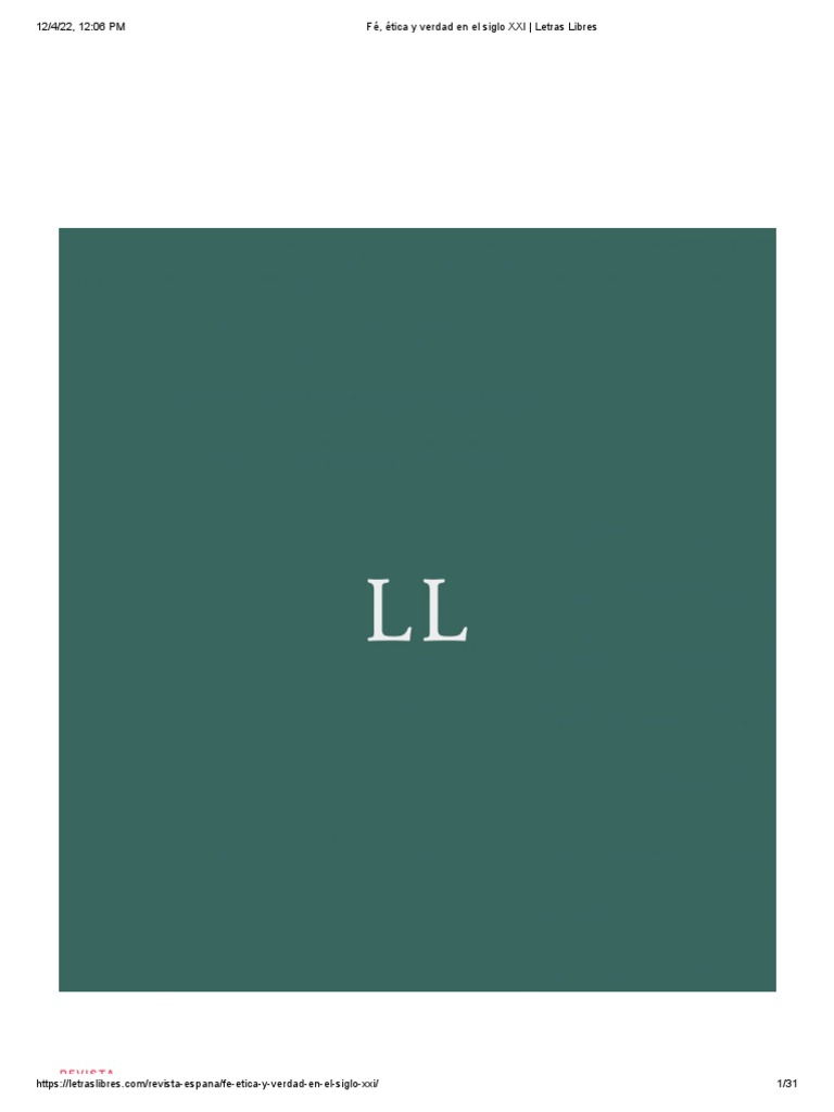 f-tica-y-verdad-en-el-siglo-xxi-letras-libres-pdf-verdad