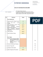 Checklist Kelengkapan Dokumen