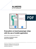 Evacuation On Board Passenger Ships With The Use of Mobile Application