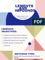 Elements and Compounds