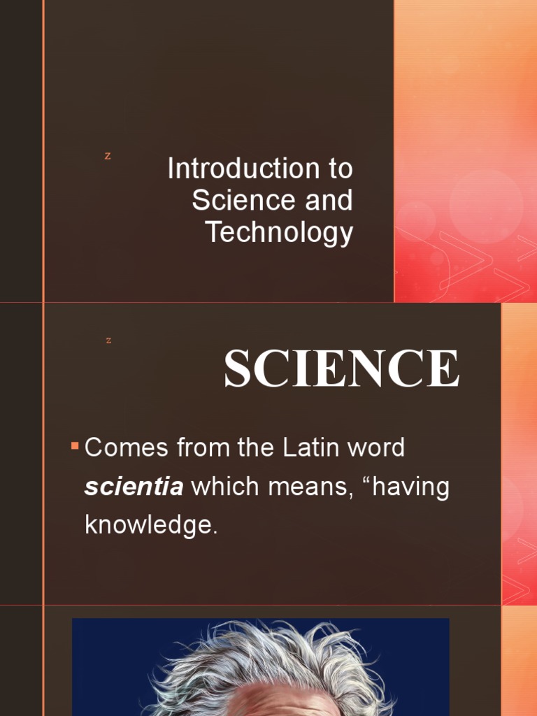 Introduction To Science and Technology | PDF