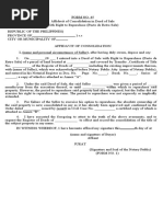 FORM NO. 45 Affidavit of Consolidation in Deed of Sale