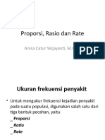 Proporsi, Rasio, Rate