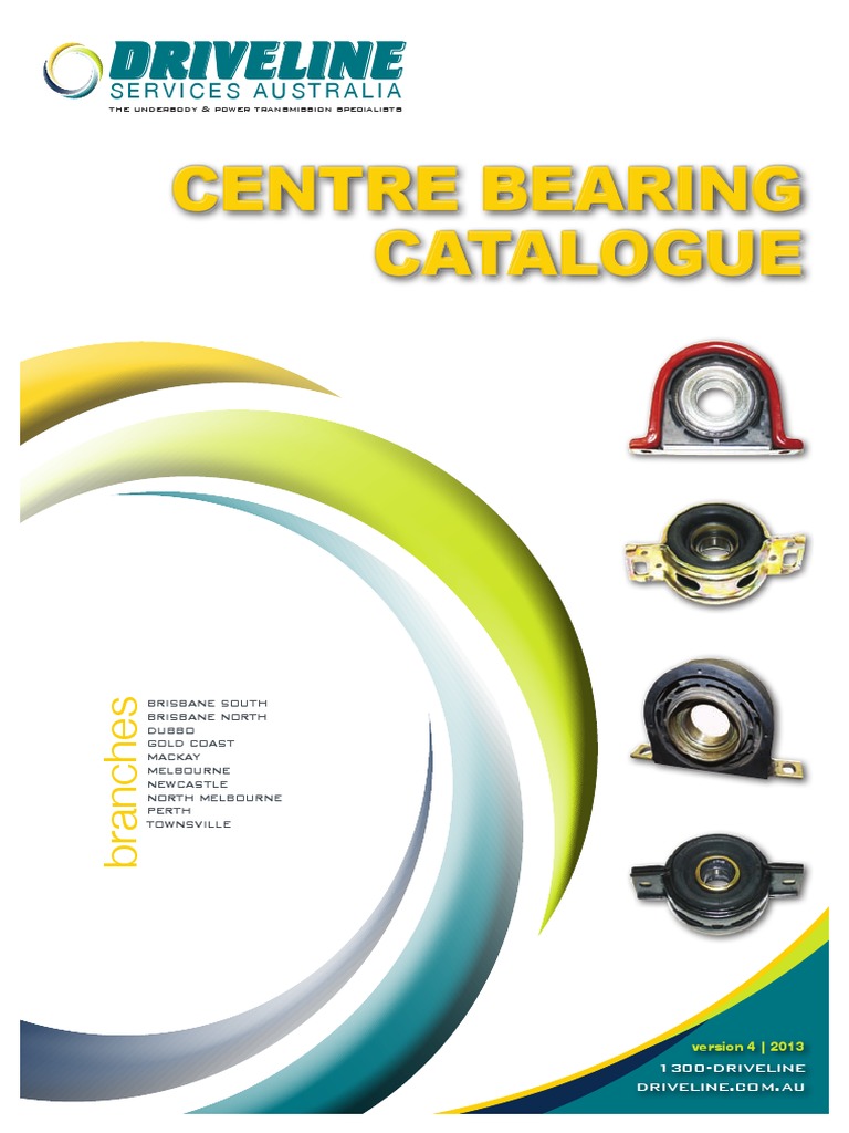 Centre Bearings PDF Motor Vehicle Manufacturers Automotive Technologies