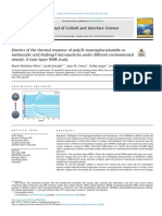 Kinetics of The Thermal Response of Poly (N-Isopropylacrylamide Co