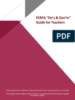 FERPA-DOs and DONTs For Teachers