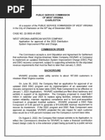 PSC WV American Water Surcharge 2023