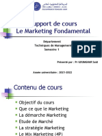 Support de Cours Marketing Fondamental TM1