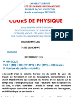 Copie de Cours de Physique Ul Introduction 2018 by Pkass