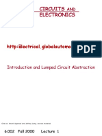 Circuits Electronics: Introduction and Lumped Circuit Abstraction