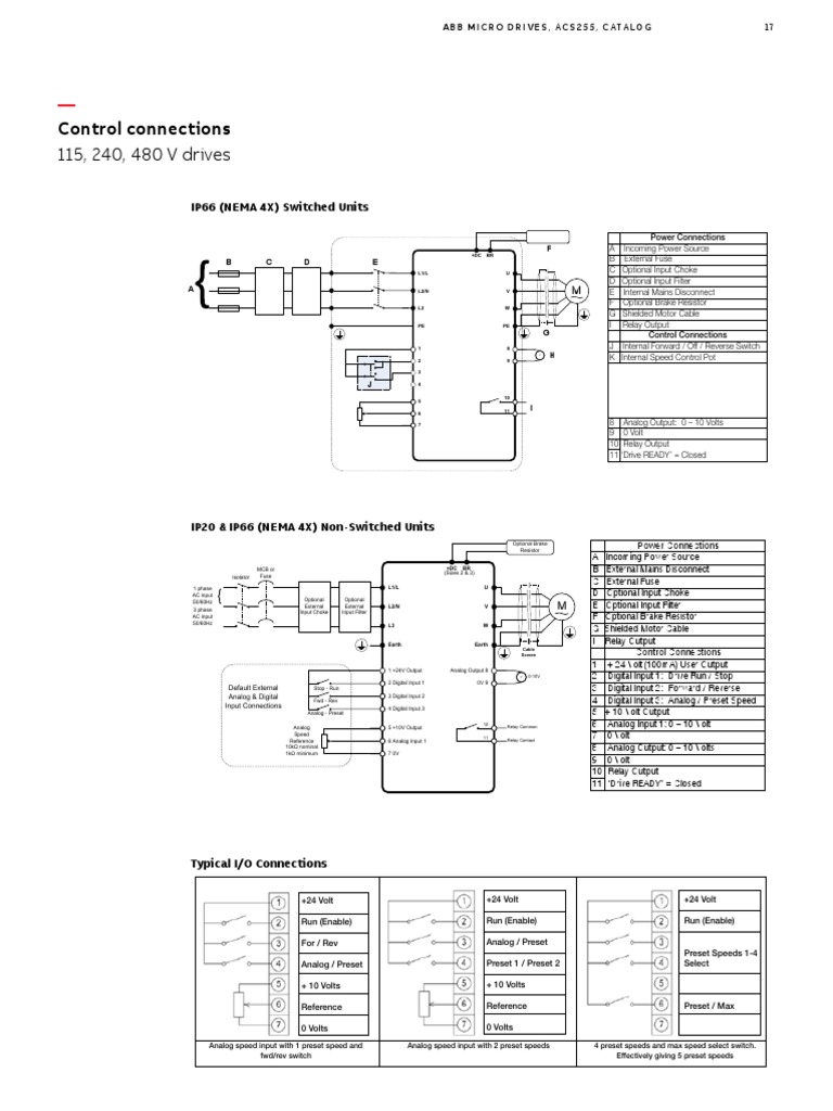 VFD Wiring | PDF | Relay | Mains Electricity