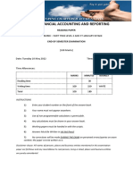 Cta 2ft End of Semester Financial Accounting Reporting 2022 - Scenario