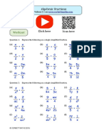 Adding Algebraic Fractions PDF