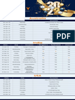 Trian Z Holiday Calendar 2022