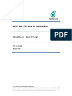 Petronas Technical Standards - Piping Classes - Basis of Design - PTS 12.31