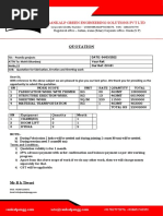 Rental Quotation For Scaffolding | PDF