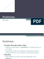 1. Class One Formalism and Positivism (1)