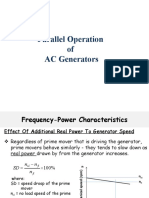 AC Generator Frequency-Power Characteristics