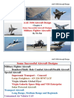 AAE 3104 CH 4 Some Successful Aircraft Designs - Military Aircraft
