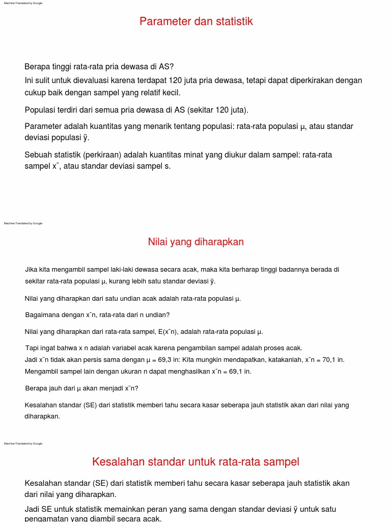 05 Sampling Distributions And Central Limit Theorem Pdf
