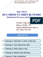 Quá trình và thiết bị cơ học