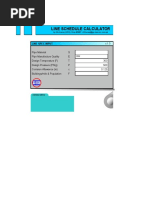 B31.8 Schedule Calculator v1.0