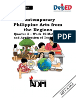 Contemporary Philippine Arts from the Regions Materials and Application Techniques