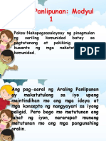 Q2 - ARPAN - MOD 1 - Nakapagsasalaysay NG Pinagmulan NG Sariling Komunidad