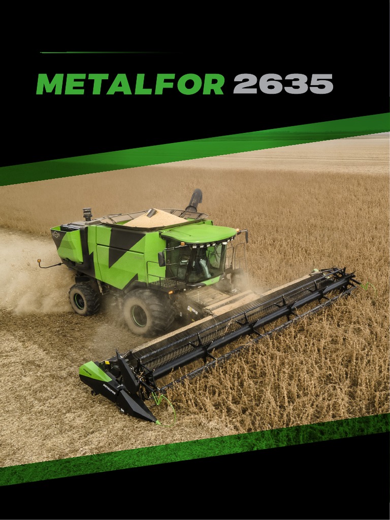 Cosechadora Metalfor 2635: Especificaciones | PDF | Bienes ...