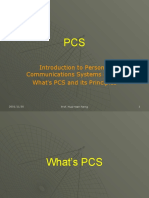 Introduction To Personal Communications Systems (PCS) : What's PCS and Its Principles