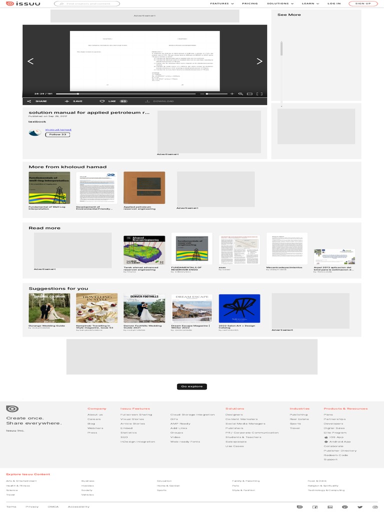 APPLIED PETROLEUM RESERVOIR ENGINEERING SOLUTION MANUAL PDF intelligence overview