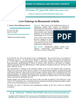 Liver Pathology in Rheumatoid Arthritis