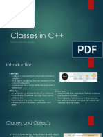 Classes in C++