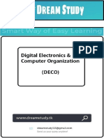Digital Electronics & Computer Organization (DECO) Handwritten Note