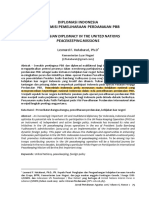 Diplomasi Indonesiadalam Misi Pemeliharaan Perdamaian PBB